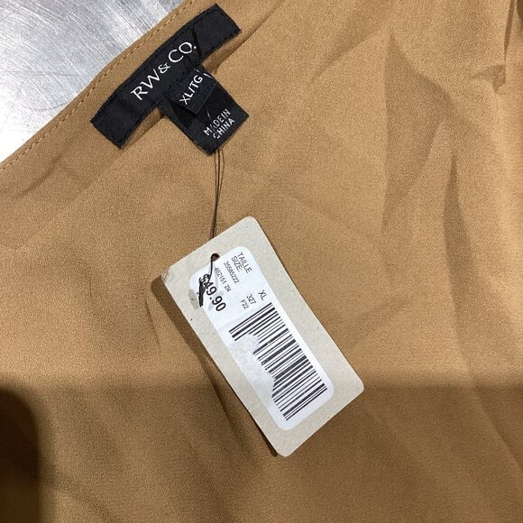 RW&CO. Camel Brown Spaghetti Strap Cami – Size XL/TG - Picture 2 of 4